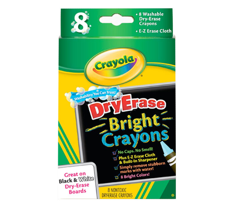 Dry-Erase Bright Crayons